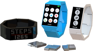 Smartwatch zbudowany z klocków