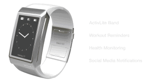 Groove - smartwatch dla ludzi aktywnych