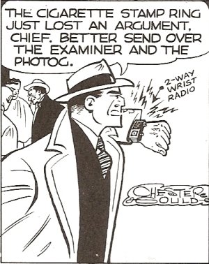 Smartwatch w komiksie
